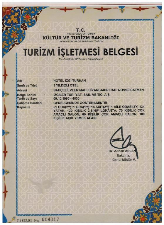 Hotel Izgi Turhan Батман Экстерьер фото
